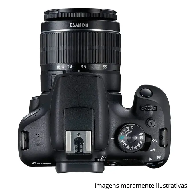 CAMERA CANON EOS 2000D 18-55 IS III IMP - CAMERA CANON EOS 2000D