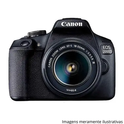 CAMERA CANON EOS 2000D 18-55 IS III IMP - CAMERA CANON EOS 2000D