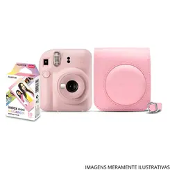 KIT CAMERA FUJI INSTAX MINI 12 ROSA