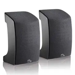 Kit Caixas de Som Multi SP093 2.0 Estéreo 1W USB + P2 Preto