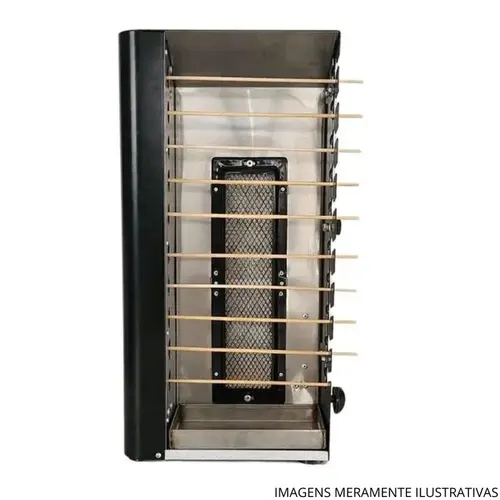 CHURRASQUEIRA MINI ESPETO GAS 127V