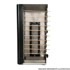 CHURRASQUEIRA MINI ESPETO GAS 127V