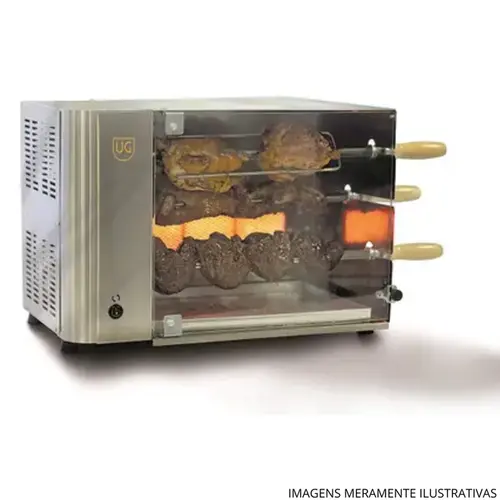 CHURRASQUEIRA GAS INX VERT 60HZ 3 ESPETO