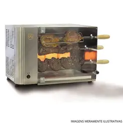 CHURRASQUEIRA GAS INX VERT 60HZ 3 ESPETO