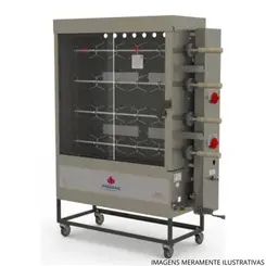 FORNO ASSADOR PROGÁS 40KG PR-621 BIV