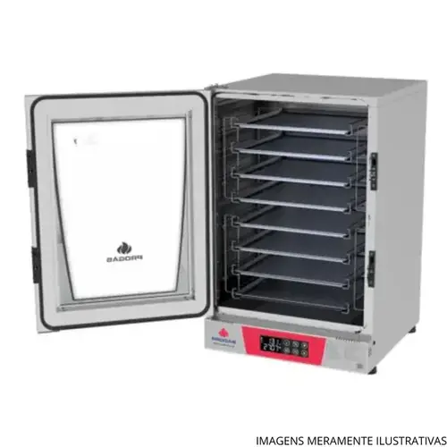 Forno Turbo Elétrico PRP-008 Plus Vermelho