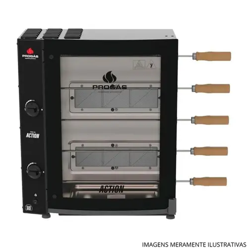 FORNO ROTATIVO PROGAS PRAC-05I ACTION