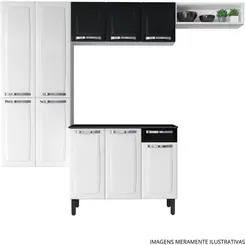 COZINHA ITATIAIA ROSE 1 4PC ACO INOX BLK