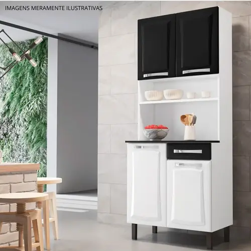 KIT ITATIAIA PRATIKA 80 4PT 1GV BCO/BLK