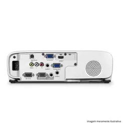 Projetor Epson PowerLite E24 3600 Lumens XGA 3LCD HDMI Bivolt Branco
