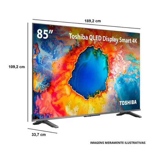 TV SMART TOSHIBA 85" 85C450NS 4K