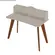 Escrivaninha Artely Sofia 120cm Off White e Cedro