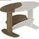Mesa de Centro Artely Isis 80cm Pinho e Off White