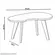 Mesa de Centro Artely Orgânica 91cm Off White e Carvalho