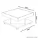 Mesa de Centro Artely Saara 63cm Pinho e Off White