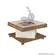 Mesa de Centro Artely Saara 63cm Pinho e Off White