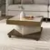 Mesa de Centro Artely Saara 63cm Pinho e Off White