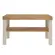 Mesa de Centro Artely Up 80cm Carvalho e Off White