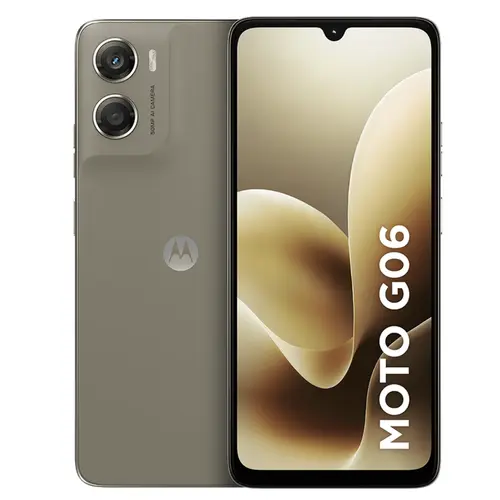 Smartphone Motorola Moto G06 4G 128GB 12GB RAM Boost Câmera 50MP Bege
