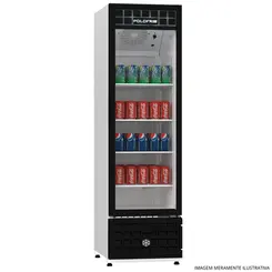REFRIGERADOR VISA COLLER 370L PRETO 127V