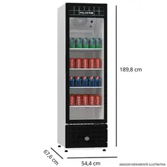 Refrigerador Visa Coller 370 L Preto 127V
