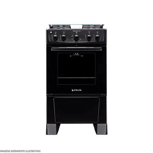 FOGAO ATLAS MONACO 4B PRETO BV 0714