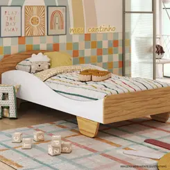 CAMA INFANTIL PEROBA BCO/AMENDOA 3487