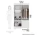 Guarda Roupa ACP Maya 4 Portas e 2 Gavetas Branco