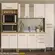 Cozinha Modulada Nicioli Intenza Lidia 4 Peças em MDP 230 cm - Freijó e Off White