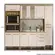 Cozinha Modulada Nicioli Intenza Lidia 4 Peças em MDP 230 cm - Freijó e Off White