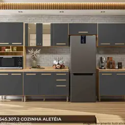 Cozinha Nicioli Aleteia Freijó e Chumbo