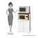 BALCAO NICIOLI ISIS MICRO FORNO BCO 7201