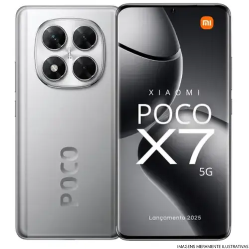 CEL XIAOMI POCO X7 5G 256GB PRATA