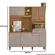 Kit Cozinha Compacta Nicioli Yara 7 Portas e 1 Gaveta 160 cm - Ipê e Fendy