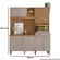 Kit Cozinha Compacta Nicioli Yara 7 Portas e 1 Gaveta 160 cm - Ipê e Fendy