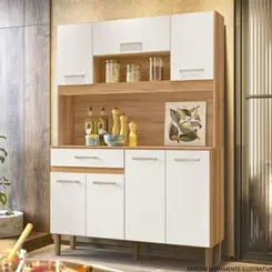 KIT COZINHA NICIOLI MAGAZIN FJO/WHT 2902