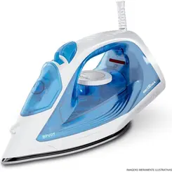 FERRO BRITANIA A VAPOR AZUL 127V BFV07