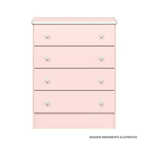 COMODA QMOVI DOCE SONHO 4G ROSA