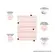 Cômoda Qmovi Doce Sonho 4 Gavetas Rosa
