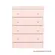Cômoda Qmovi Doce Sonho 4 Gavetas Rosa