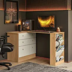 COMODA QMOVI C/MESA GIRAT 3G FJO/BCO