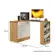 COMODA QMOVI C/MESA GIRAT 3G FJO/BCO