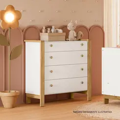 COMODA QMOVIMDF MDP  FLORA 4G BCO 135.3