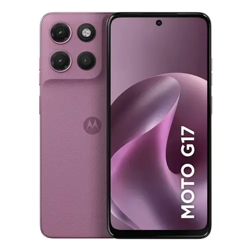 Smartphone Motorola Moto G17 4G 128GB 12GB RAM Boost Câmera 50MP Rosa