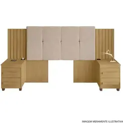 Cabeceira Casal RV Suíça II Cinamomo e Pena