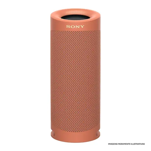 CAIXA DE SOM SONY SRS-XB23 CORAL RED# - CAIXA DE SOM SONY SRS-XB23