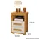 Mesa de Cabeceira RV Tokio Cinamomo e Off White