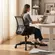 Cadeira Office Diretor Best C220 Preta com Apoio para Braços e Tela Mesh