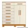 COMODA ALBATROZ VERONA CIN/OFF WHT 2P 8G