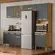 Cozinha Modulada com Balcão Nicioli Fit em MDP 261 cm - Freijó e Chumbo